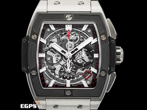 Hublot 宇舶 Spirit of Big Bang 大爆炸 靈魂系列 641.NM.0173.LR 計時碼表 鈦金屬 陶瓷錶框 鏤空面盤 2019年保單 自動上鍊 42mm