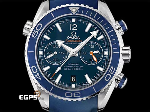 OMEGA 歐米茄 Seamaster 海馬 Planet Ocean Chronograph 宇宙海洋 23292465103001&nbsp;藍色面盤 陶瓷錶圈&nbsp;計時碼表 鈦金屬 同軸擒縱&nbsp;台灣公司貨&nbsp;PO 600 排氦氣閥 潛水錶 自動上鍊 45.5mm