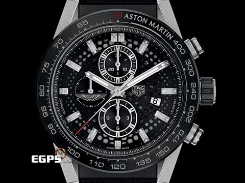 TAG HEUER 豪雅 Carrera Heuer 卡萊拉系列 CAR2A1AB.FT6163 不鏽鋼材質 黑色陶瓷圈 鏤空面盤 2024年保卡 自動上鍊 45mm