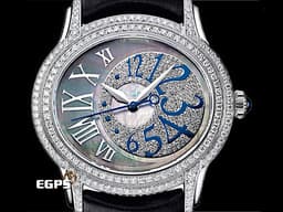 Audemars Piguet 愛彼 AP錶 Millenary Lady 千禧 77303BC.ZZ.D007SU.01 <font color=#00ffff>絕版優美~ 原廠鑲鑽 18K白金 夢幻珍珠母貝面盤</font> <font color=#ff0000>台灣公司貨</font> 自動上鏈 39.5mm