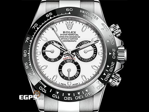 ROLEX 勞力士 Cosmograph Daytona 宇宙計時型 迪通拿 116500LN 白熊貓 白色面盤搭配黑色計時圈 計時碼表 陶瓷圈 116500 LN 不鏽鋼 2020年保單 賽車錶 自動上鍊 40mm