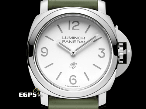 PANERAI 沛納海 Luminor Base Logo 3 Day 三日鍊 PAM01087 PAM1087 不鏽鋼材質 象牙白色面盤 2025年保單 手動上鍊 44mm