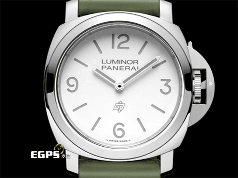 PANERAI 沛納海 Luminor Base Logo 3 Day 三日鍊 PAM01087 PAM1087 不鏽鋼材質 象牙白色面盤 2024年保單 手動上鍊 44mm