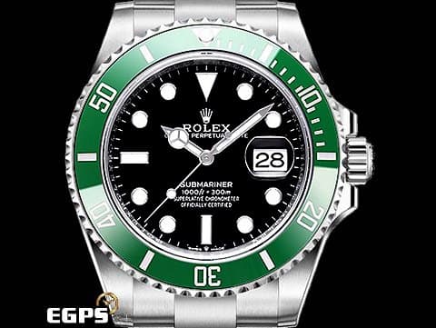 ROLEX 勞力士 Submariner Date 潛航者 126610LV 綠水鬼 綠色陶瓷圈 MK1 黑色面盤 126610 LV 不鏽鋼 星巴克 2020年新式綠卡 潛水錶 自動上鍊 41mm