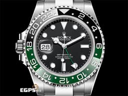 ROLEX 勞力士 GMT-Master II 格林威治型 126720 VTNR <font color=#00ff7f> 綠黑框 雪碧 左冠錶</font> 126720VTNR <font color=#FF0000>勞力士罕見左冠錶  2024年新式保卡</font><font color=#00FFFF>三板蠔式錶帶</font> 自動上鍊 40mm