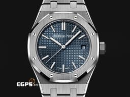 AUDEMARS PIGUET愛彼 Royal Oak Selfwinding皇家橡樹系列 15550ST.OO.1356ST.06 <font color="#0582f5">男女皆宜中性款 搭配經典的「雲夜藍50」面盤 低調內斂優雅</font>&nbsp;<font color="#ff0000">2025年</font>&nbsp;自動上鍊 37mm