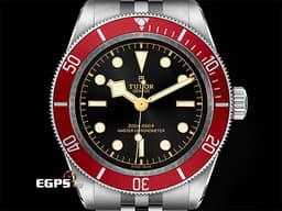 TUDOR 帝舵 Heritage Black Bay 碧灣 7941A1A0RU-0003 雪花針 <font color=#CE0000>新款紅水鬼 酒紅色外圈</font> 不鏽鋼 水鬼 <font color=#FF0000>2024年保卡 搭配最新快速調節「T-fit」折疊扣</font> 潛水錶 自動上鍊 41mm
