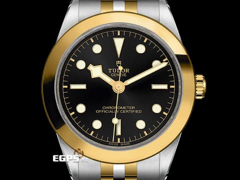 TUDOR 帝舵 Black Bay One 39 S&amp;G 碧灣 79663 超值半金款運動腕錶 18K黃金&nbsp;不鏽鋼 雪花針 大三針 五銖錶帶「T-fit」快速調節折疊扣&nbsp;自製機芯&nbsp;2024年保卡 自動上鍊 39mm
