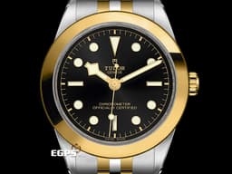 TUDOR 帝舵 Black Bay 39 S&G 碧灣 79663 <font color=#f5dea8>半金款 18K黃金</font> 雪花針 大三針 <font color="#FF0000">2024年保卡 最新「T-fit」快速調節折疊扣</font> 自動上鍊 39mm