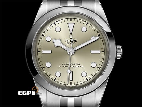 TUDOR 帝舵 Heritage Black Bay 碧灣 79680-0003 雪花針 淺香檳色面盤 79680 不鏽鋼 2024年保卡 最新「T-fit」快調錶扣 潛水錶 自動上鍊 41mm