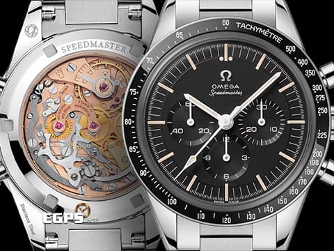 OMEGA 歐米茄 Speedmaster Moonwatch Calibre 321 超霸 登月錶 31130403001001 計時碼表 不鏽鋼材質&nbsp;曾經登上月球的經典傳奇321機芯，備有導柱輪、寶璣游絲、飾Sedna金PVD塗層機板 2025年保卡&nbsp;手上鏈 39.7mm