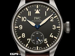 IWC 萬國 Big Pilot`s Heritage 大飛行員傳承腕錶 IW510301 鈦金屬 八日鍊 <font color=#FF0000>全球限量1000只，一手錶未整理極新品，2017年保單</font>  飛行錶 手上鍊 48mm