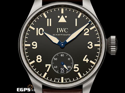 IWC 萬國 Big Pilot`s Heritage 大飛行員傳承腕錶 IW510301 鈦金屬 八日鍊 全球限量1000只，一手錶未整理極新品，2017年保單  飛行錶 手上鍊 48mm