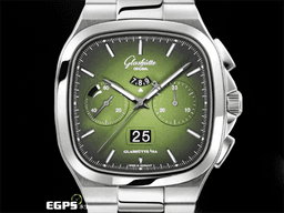 GLASHUTTE ORIGINAL 格拉蘇蒂 復古系列 13702090270 70年代 Seventies Chronograph 1-37-02-09-02-70 <font color=#49b744>綠色面盤 復古經典搭配</font> <font color=#FF0000>2024年保單</font> 自動上鍊 40mm