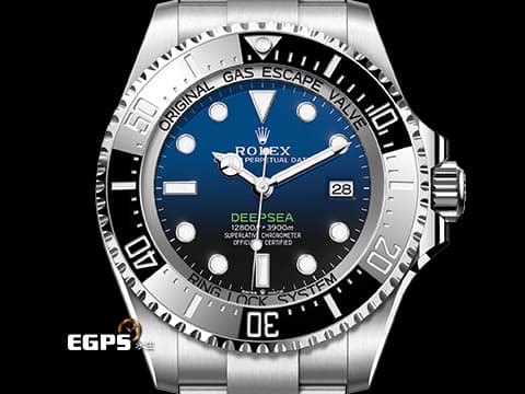 ROLEX 勞力士 Deepsea D-Blue 蠔式 海使者 136660 DB 深海 水鬼王 漸層藍面盤 136660DB 不鏽鋼 陶瓷錶圈 2025年保卡 排氦氣閥 炎炎夏日最佳潛水錶！ 自動上鍊 44mm