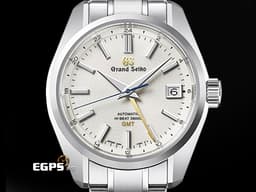 GRAND SEIKO 特級精工 GS 精工 SBGJ281G GMT 兩地時區 不鏽鋼材質 <font color="#FFFF00">白孔雀翎 Peacock 台灣限定款 </font> <font color="#ff00ff">彷彿孔雀開屏般獨特放射紋路面盤 </font> <font color="#FF0000">2024年保單 在台70週年紀念款 限量70支</font> 自動上鍊 40mm