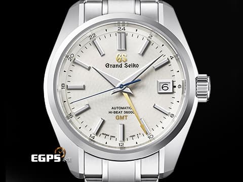 GRAND SEIKO 特級精工 GS 精工 SBGJ281G GMT 兩地時區 不鏽鋼材質 白孔雀翎 Peacock 台灣限定款  彷彿孔雀開屏般獨特放射紋路面盤  2024年保單 在台70週年紀念款 限量70支 自動上鍊 40mm