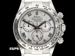 ROLEX 勞力士 Cosmograph Daytona 宇宙計時型 迪通拿 116519 Met <font color=#33CCFF>Meteorite 隕石面盤</font> 18K白金 計時碼表 <font color=#FF0000>台灣公司貨 附2022年原廠洗油保養收據</font> 賽車錶 自動上鍊 40mm