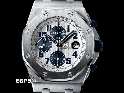 Audemars Piguet 愛彼 AP錶 Royal Oak OffShore 皇家橡樹 離岸型 ROO 計時碼表26170ST.OO.D305CR.01 NAVY 海軍藍面盤 26170 ST 不鏽鋼 自動上鍊 42mm