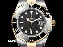 ROLEX 勞力士 Sea-Dweller 126603 蠔式 海使者 <font color=#f5dea8>金字海使 單金</font> 半金款 18K黃金 陶瓷錶圈 <font color=#FF0000>2019年保卡</font> 排氦氣閥 潛水錶 自動上鍊 43mm