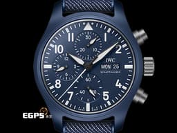 IWC 萬國 Pilot`s Chronograph Top Gun IW389404 海軍空戰部隊計時腕錶 <font color=#4169e1>Top Gun海軍空戰部隊特別版「OCEANA」特別版 2024年保卡 </font> <font color=#FFFF33> 
 IWC萬國錶首枚採用藍色陶瓷錶殼的錶款 !</font> 自動上鏈 41.9mm