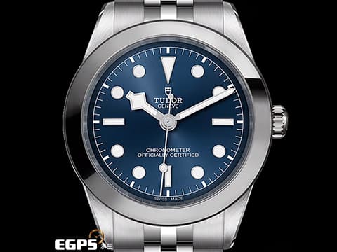 TUDOR 帝舵 Black Bay 39 碧灣 79660 藍色面盤 雪花針 不鏽鋼 大三針 BB39 最新款五節錶帶搭配快速調節「T-fit」折疊扣 2025年保單 自動上鍊 39mm