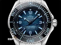 OMEGA 歐米茄 Seamaster 海馬王 215.30.46.21.03.002 <font color=#cdcdcd>PLANET OCEAN 6000米系列 21530462103002 </font><font color=#136196>海神波塞頓 Ultra Deep 6000米深淵的極致王者</font> SUMMER BLUE面盤致敬挑戰者深淵 <font color=#FF0000>2024年保單 </font>  自動上鍊 45.5mm