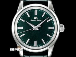 GRAND SEIKO 特級精工 GS 精工 Elegance Collection 節氣系列 SBGW287 <font color=#4cc844>「杪夏」時序由夏天過渡至秋天 墨綠色面盤、皮帶</font> 不鏽鋼 <font color=#FF0000>2024年保卡</font> 手動上鍊 37.3mm