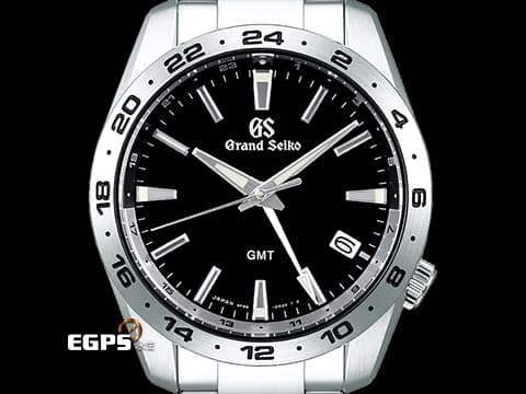 GRAND SEIKO 特級精工 GS GMT SBGN027G Sport Collection 兩地時區  不鏽鋼 2024年保單 石英機芯 39mm