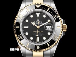 ROLEX 勞力士 Sea-Dweller 126603 蠔式 海使者 <font color=#f5dea8>金字海使 單金</font> 半金款 18K黃金 陶瓷錶圈 <font color=#FF0000>2021年保卡</font> 排氦氣閥 潛水錶 自動上鍊 43mm