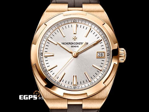 Vacheron Constantin 江詩丹頓 VC Oversea 縱橫四海 4500V/000R-B127 18K玫瑰金材質 快拆錶帶功能，無需工具即可替換附上的皮錶帶、橡膠帶，日內瓦印記機芯 2021年保卡 台灣公司貨 自動上鍊 41mm