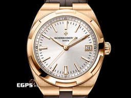 Vacheron Constantin 江詩丹頓 VC Oversea 縱橫四海 4500V/000R-B127 18K玫瑰金材質 <font color=#FFFF00>快拆錶帶功能，無需工具即可替換附上的皮錶帶、橡膠帶，日內瓦印記機芯</font> <font color=#ff0000>2021年保卡 台灣公司貨</font> 自動上鍊 41mm