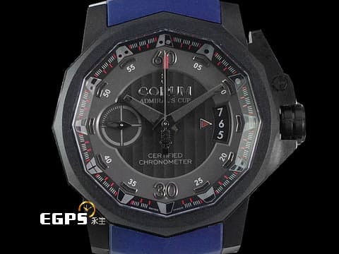 CORUM 崑崙 Admirals Cup Chronograph Challenge 海軍上將 961.101.94/F371AN10 計時碼表 限量版 555 件 自動上鍊 44mm