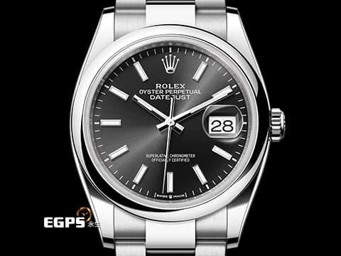 ROLEX 勞力士 DateJust 經典 蠔式日誌型 126200 黑色面盤 3235機芯 2025年保卡 自動上鍊 36mm