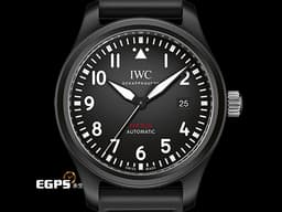 IWC 萬國錶 Pilot's Top Gun 飛行員&nbsp;<span style="color: rgb(0, 128, 255);">海軍空戰部隊&nbsp;</span><font color="#0080ff">捍衛戰士</font>&nbsp;IW326906 五日鍊 黑陶瓷+鈦金屬材質&nbsp;<font color="#FF0000">2025年保卡 EasX-CHANGE快拆錶帶</font>&nbsp;自動上鍊 41mm