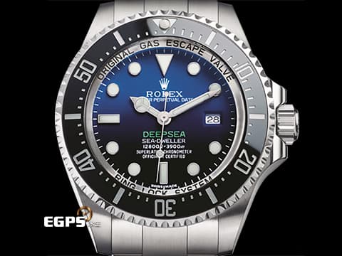 ROLEX 勞力士 Sea-Dweller DeepSea 海使者 深海 116660DB 水鬼王 D-Blue 漸層藍面盤 116660 DB 陶瓷框 排氦氣閥 潛水錶 自動上鍊 44mm