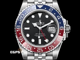 ROLEX 勞力士 GMT-Master II 蠔式 格林威治型 126710 BLRO <font color="#EA0000">紅</font><font color="#0000C6">藍</font>雙色陶瓷外圈 126710BLRO 兩地時區 Pepsi 百事圈<font color="#FF0000">&nbsp;2020年保卡 原廠保固至2028年6月 紀念型（Jubilee）五銖錶帶</font>&nbsp;自動上鍊 40mm