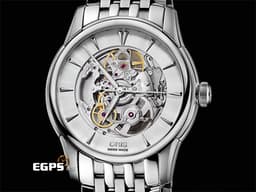 ORIS 豪利時 Artelier Skeleton 藝術家 7670 <font color=#84C1FF>鏤空面盤 隱藏在錶面下機芯之美</font> 0173476704051 不鏽鋼 大三針 <font color=#FF0000>2025年保單</font> 自動上鍊  40mm