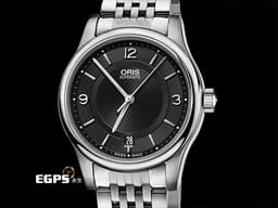 ORIS 豪利時 Classic 經典系列 01 733 7578 4034-07 8 18 61 不鏽鋼材質 鍊帶款 <font color="#FF0000">2025年保卡 </font> 自動上鍊 37mm