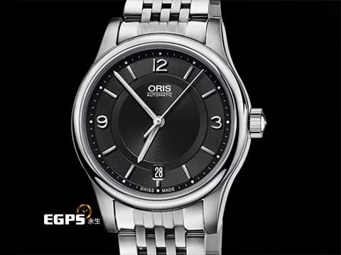 ORIS 豪利時 Classic 經典系列 01 733 7578 4034-07 8 18 61 不鏽鋼材質 鍊帶款 2025年保卡  自動上鍊 37mm