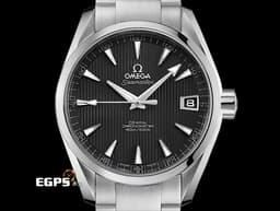 OMEGA 歐米茄 Seamaster 海馬 Aqua Terra 150 系列 23110392106001 <font color="#d8eaee">深灰色甲板紋面盤</font> 大三針 不鏽鋼材質 同軸擒縱&nbsp;自動上鍊 38.5mm