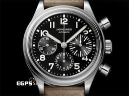 LONGINES 浪琴 Heritage Avigation Bigeye 復刻系列 L28164532 不鏽鋼材質  <font color=#FF0000>2025年保卡 台灣公司貨 </font> 自動上鍊 41mm