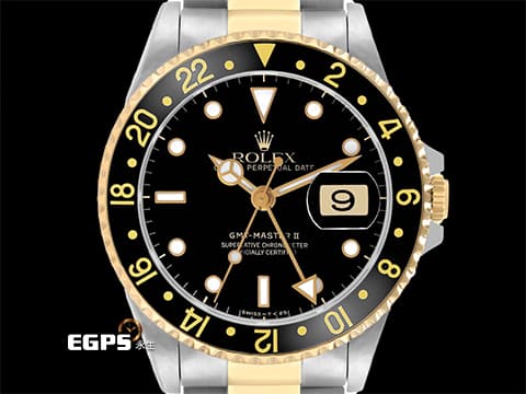 Rolex 勞力士 GMT-Master II 蠔式 格林威治型 16713 經典 兩地時間 不鏽鋼&nbsp;18K黃金 半金款 自動上鍊 40mm