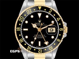 Rolex 勞力士 GMT-Master II 蠔式 格林威治型 16713 經典 兩地時間 不鏽鋼&nbsp;<font color="#f5dea8">18K黃金 半金款</font> 自動上鍊 40mm