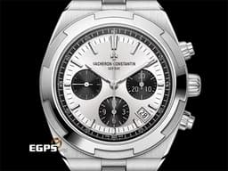 Vacheron Constantin 江詩丹頓 VC OverSea 縱橫四海系列 5520V/210A-B686 <font color="#FF00FF"> 易拆卸替換錶帶裝置，完全無需工具即可替換喜愛的皮帶、橡膠帶或是鋼鍊帶 日內瓦印記 </font><font color="#bffcfd">白熊貓面三眼計時面盤</font> <font color="#FF0000"> 2025年保卡 已貼膜&nbsp;</font>  自動上鏈  42mm