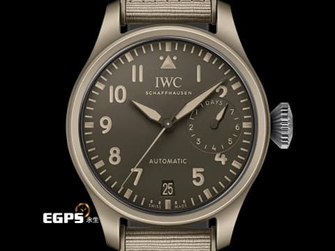 IWC 萬國 Big Pilot 大飛行員系列 IW506003 特別版 陶瓷錶 鈦合金錶扣  TOP GUN海軍空戰部隊腕錶「莫哈韋沙漠」限量250隻 2024年保單 蒐藏未使用品 自動上鍊 46mm