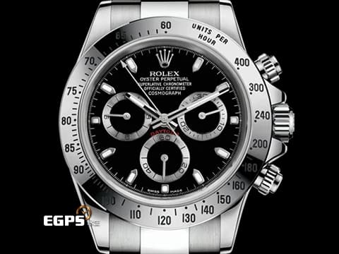 ROLEX 勞力士 Cosmograph Daytona 宇宙計時型 迪通拿 116520&nbsp;一代鋼王 經典黑鋼迪&nbsp;計時碼表 不鏽鋼&nbsp;台灣公司貨 自動上鏈 40mm