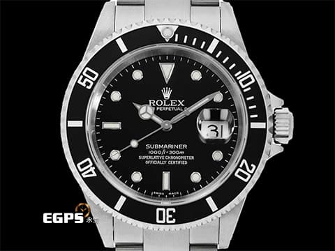 ROLEX 勞力士 Submariner Date 蠔式 潛航者 16610 經典 黑水鬼 不鏽鋼 已送勞力士服務中心保養 保固至2028年 附原廠保養卡&nbsp; 潛水錶 自動上鏈 40mm