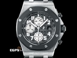 Audemars Piuget 愛彼 AP錶 Royal Oak Offshore Chronograph 皇家橡樹 離岸型 25940SK.OO.D002CA.03&nbsp;<font color="#05f0f0">黑色格紋面盤 經典黑色橡膠外框</font>&nbsp;計時碼表 不鏽鋼材質&nbsp;<font color="#ff0000">台灣公司貨</font> 自動上鍊 42mm