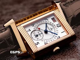 Jaeger Le-Coultre 積家 JLC錶 Reverso Grande Taille Calendar Date 翻轉系列 Q273242A 指針式日期 小秒針 玫瑰金 <font color="#ff0000">JLC最具代表系列 經典翻轉腕錶</font> 手上鍊 26x37mm